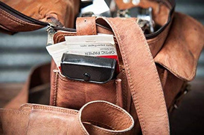Craftshades – 9 Inch Unique Handcrafted Leather Camera Bag | 100% Genuine Leather