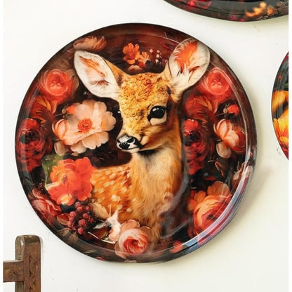 Ritualistic Vancara Madhubani Wall Plate for Home Decoration  Metal Wall Décor set of 3plate