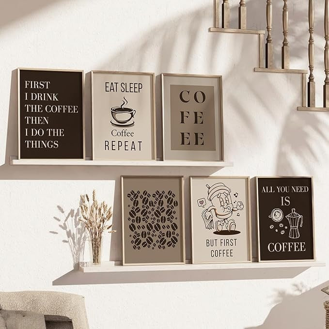 Kotart Restaurant Theme Digital Painting for Kitchen Restaurant Cafe Wall Decoration A