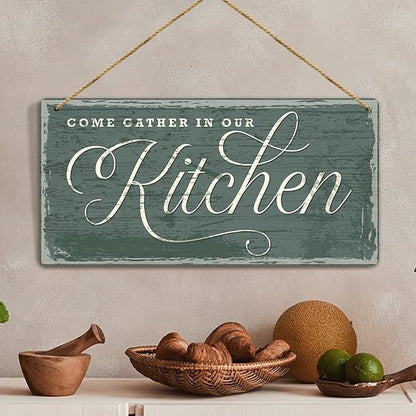 Kotart Come Cather MDF Wall Hanging Home Decor Items for Kitchen