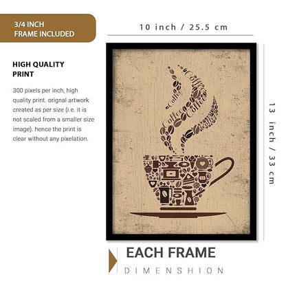 Kotart Engineered Wood Restaurant Quotes Framed Posters For Kitchen Wall Decoration Kitchen 10