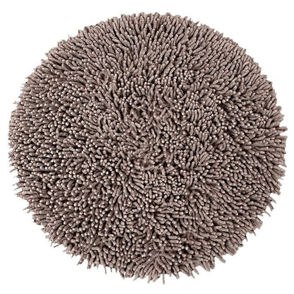 Saral Home Easy Living Home Cotton Shaggy Anti-skid Round Bath Mat