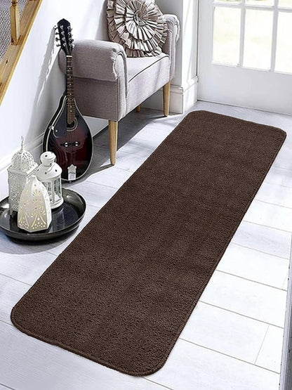Saral Home Solid Soft PP Yarn Durable & Washable Multipurpose Runner