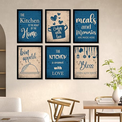 Kotart Wood Restaurant Quotes Framed Posters For Kitchen Wall Decoration Kitchen 2