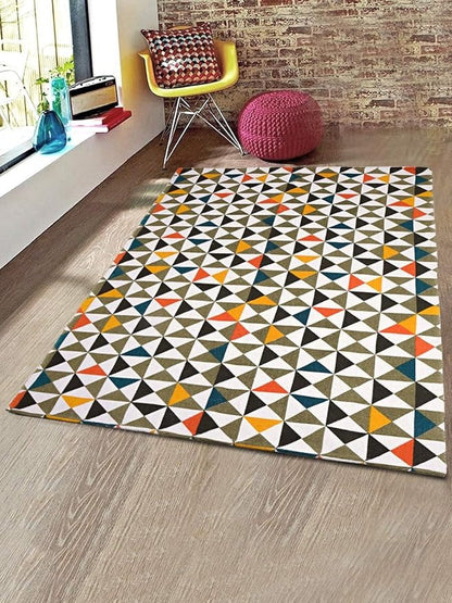 SARAL HOME EASY LIVING Saral Home Cotton Printed Rectangular Carpet