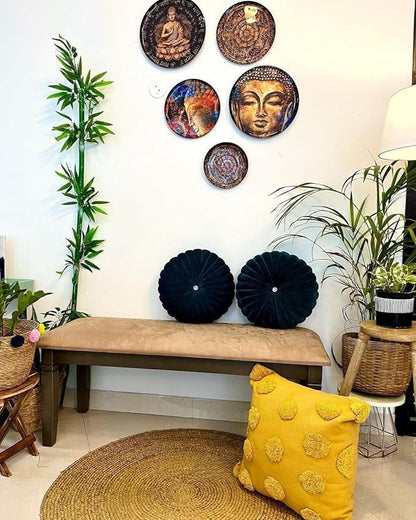 Ritualistic Nirvana Wall Plates for Home Decoration Set of 5 Plates