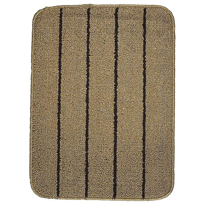 Saral Home Striped Soft PP Yarn Doormat Anti Skid Backing