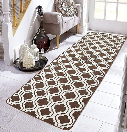 Saral Home Soft Cotton Durable & Washable Multipurpose Runner for Home