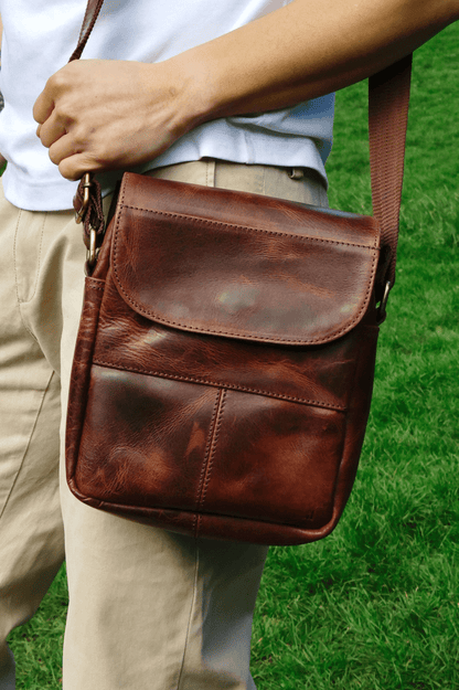 Craftshades – 9*11 Inch Sling Bag | 100% Genuine Leather