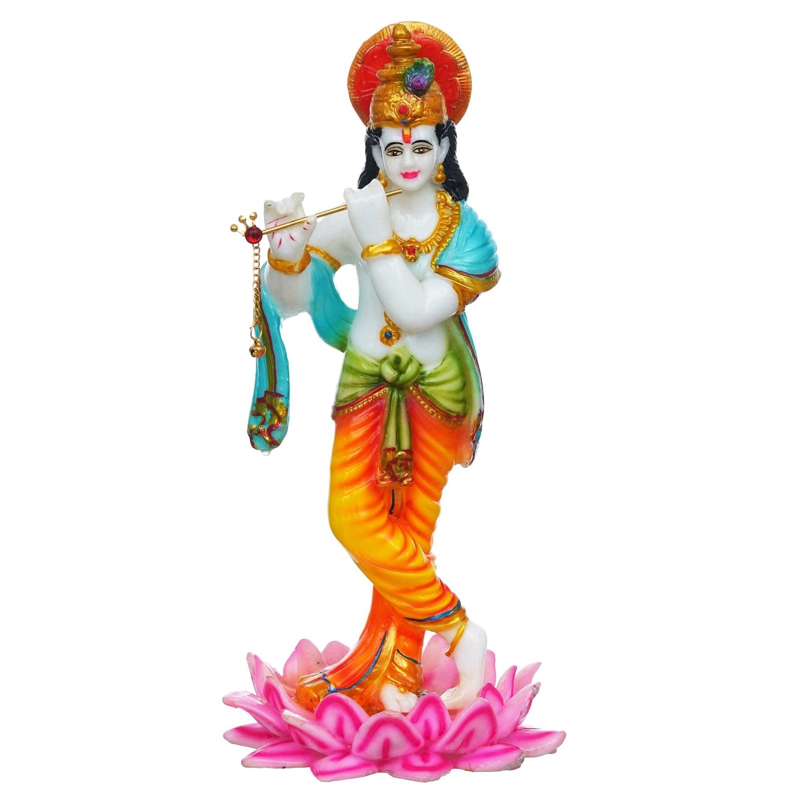 Krishna Playing Flute Statue (11.25 Inches)