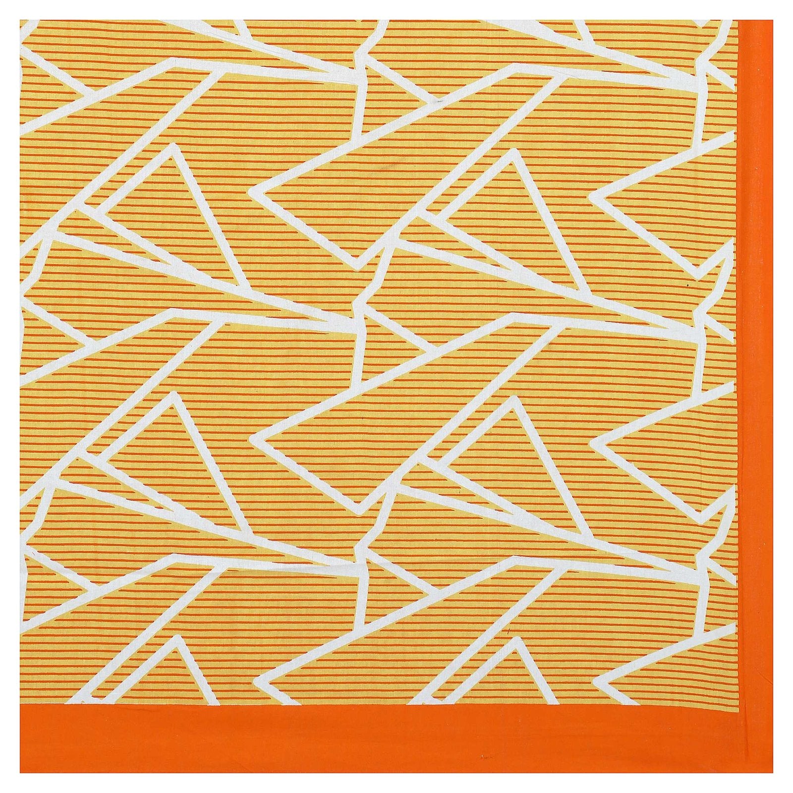 100% Pure Cotton Traditional Printed Bedsheet for Double Bed King Size Bedsheet with 2 Pillow Covers