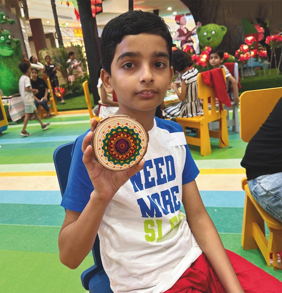 DIY Folk Art Mandala Coaster Making Kit | 5years+