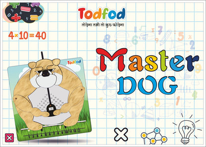 Wooden Master Dog Number Game