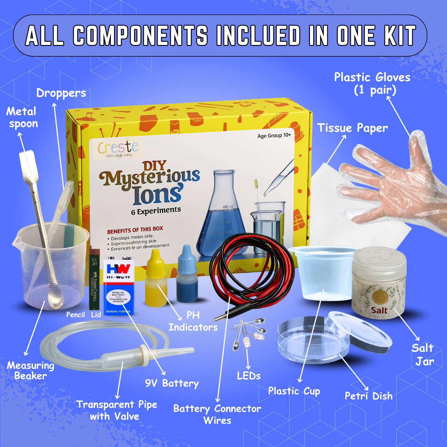 DIY Mysterious Ions Science Experiment Kit | 10years+