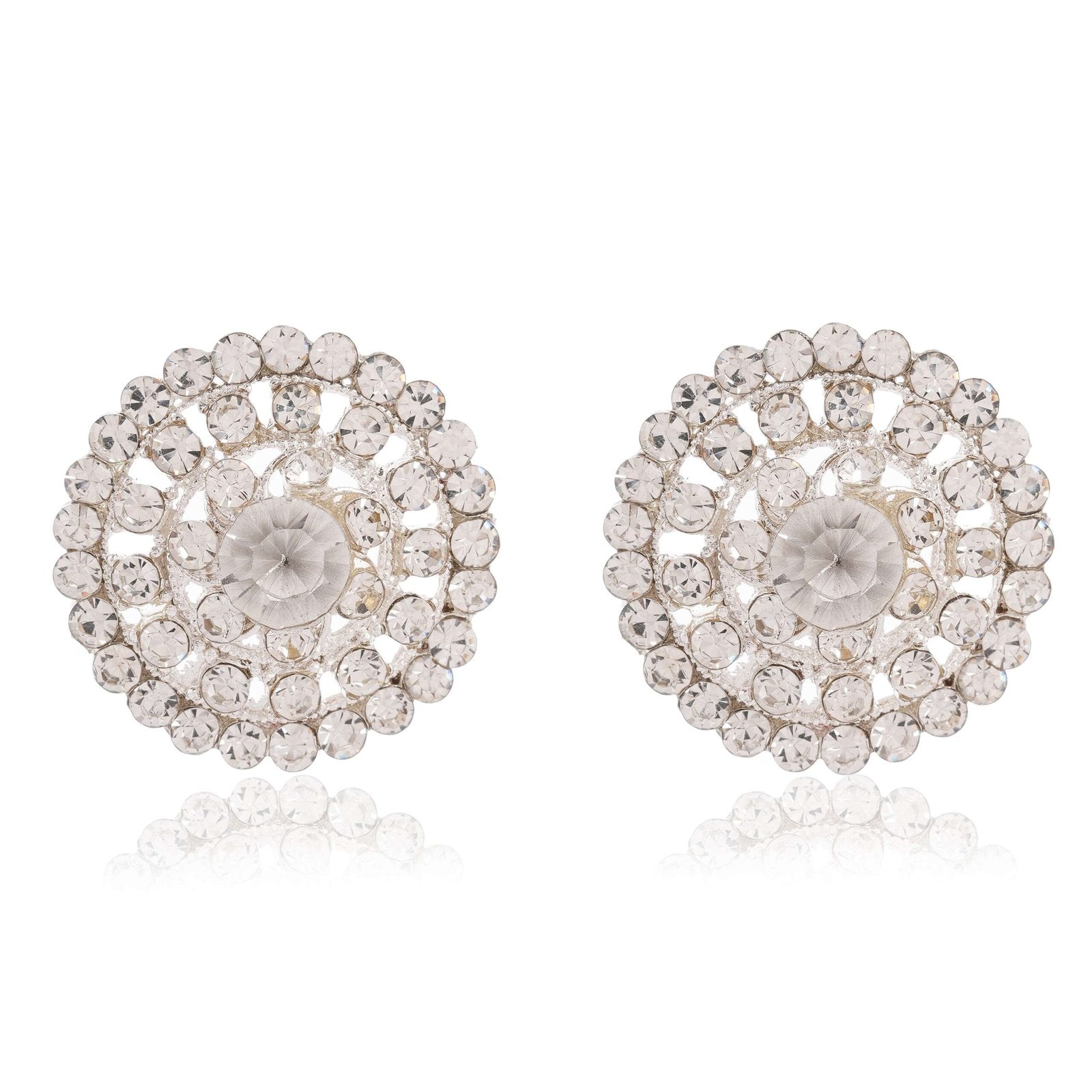 Women’s Dot Design Bali Earrings, Indian Hoops, Mandala Hoops, Chakra Earrings – Bali Hoops
