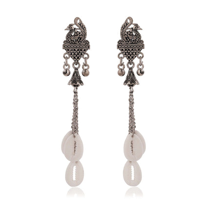 Women’s Indo Western Teardrop Shaped Party Wear Ethnic Stud Earrings for Women -AZ838-OX-ER31