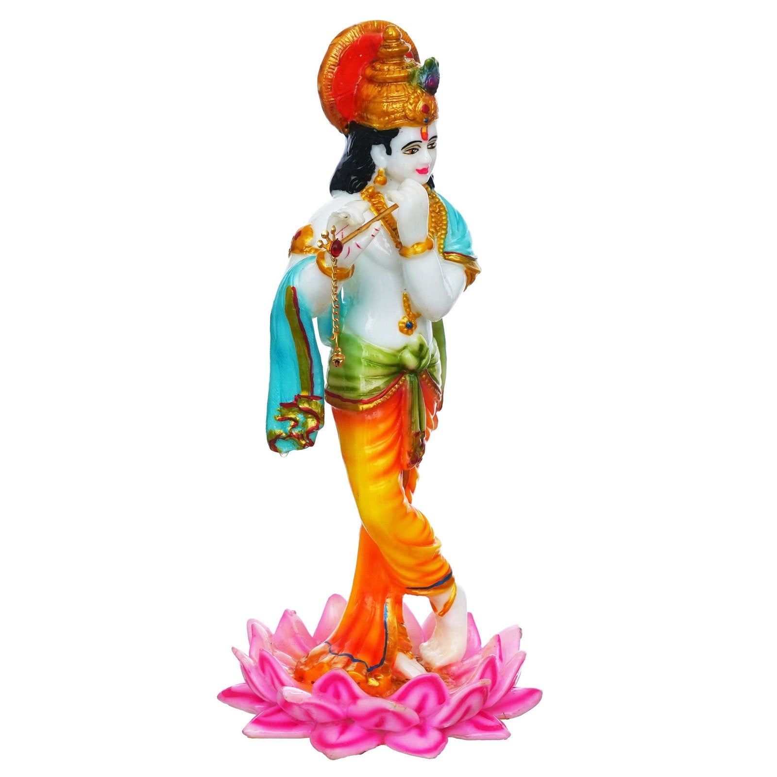 Krishna Playing Flute Statue (11.25 Inches)