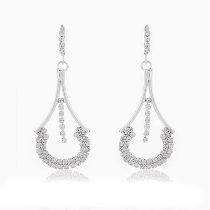Women’s Indo Western Teardrop Shaped Drop Dangles Party Wear Earrings For Women