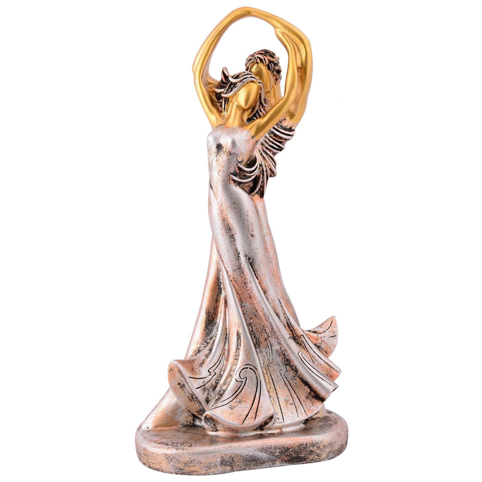 GREAT Valentine’s Day Gift For Girl & Boys symbolizes true love, Romantic Gift Showpieces golden silver