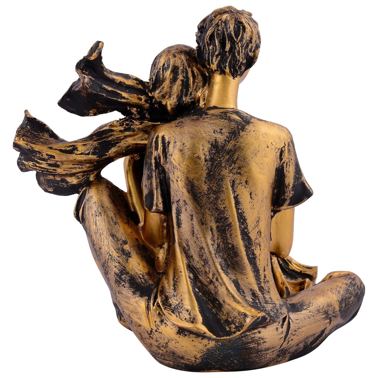 GREAT Valentine’s Day Gift For Girl & Boys symbolizes true love, Romantic Gift Showpieces black Golden