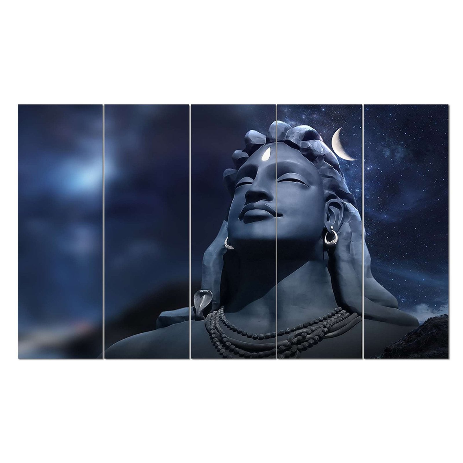 SET OF 5 DIGITAL WALL PAINTING