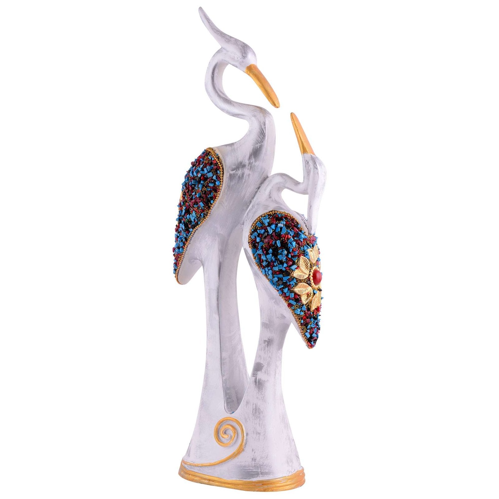 Good Luck White Swan Home Decor Showpiece, Idols, Figurine for Home Office Decor| Gift Item