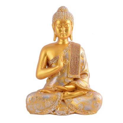 Buddha Idol Statue Showpiece Gift Gifting Item Polystone Home Decor Decoration