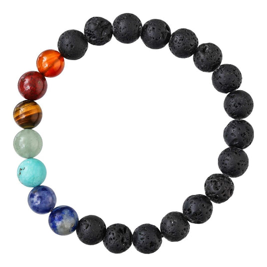 7 CHAKRA Bracelet for Women Men’s Gifts – Protection Healing Crystal Bracelet – 8mm Gemstone Beaded Adjustable