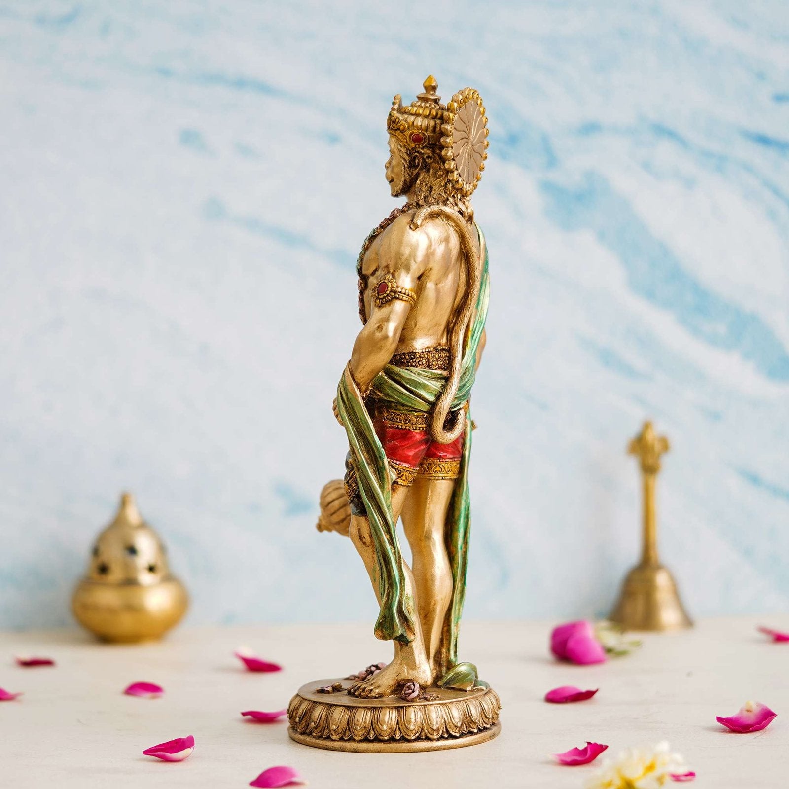 Hanuman Ji murti for Pooja Room I Hanuman Statue I Home Temple Decoration Items Lord Hanuman Statue for Home Temple Hotel