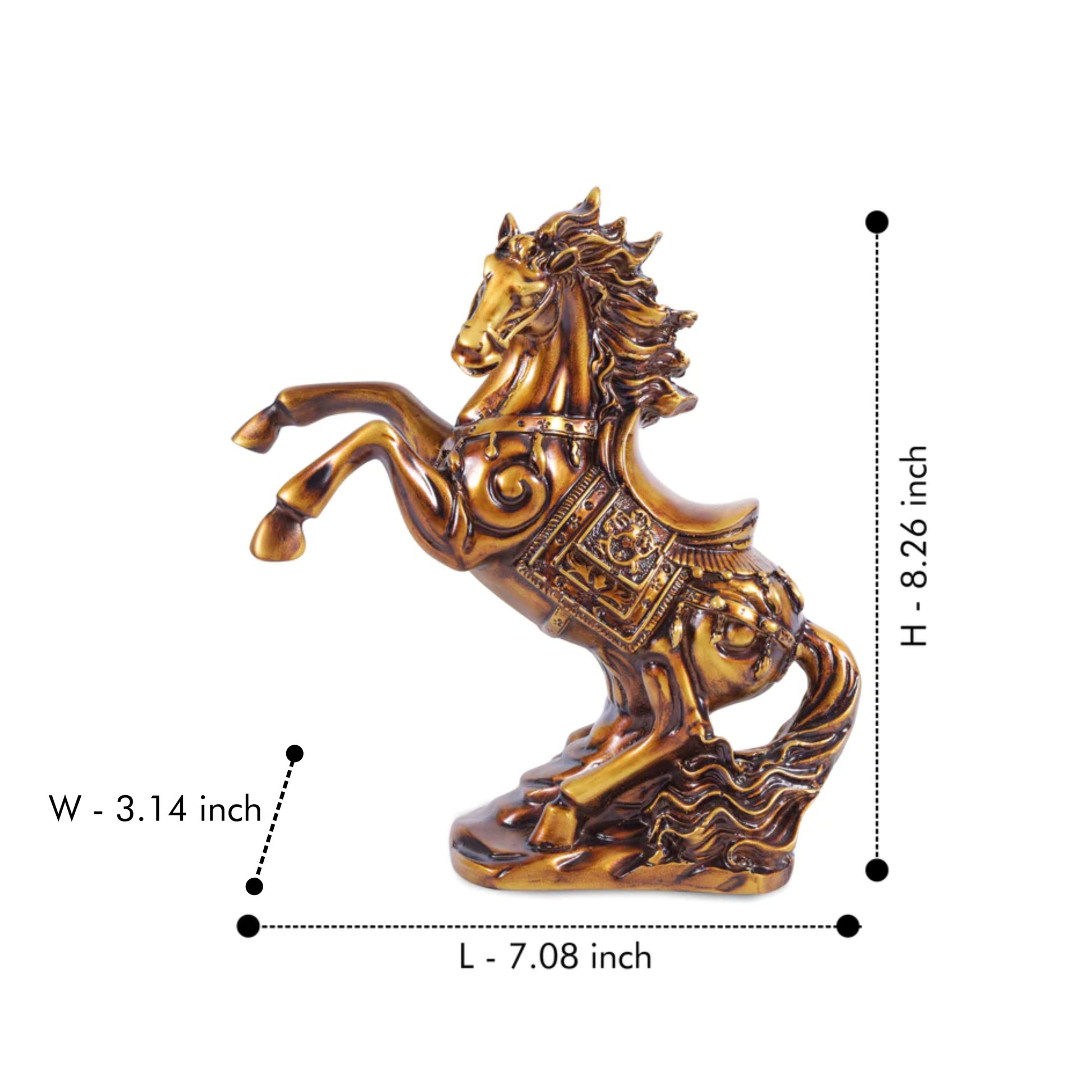 Artarium Feng Shui Rising Horse Idol
