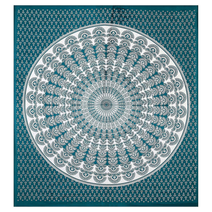 100% Pure Cotton Traditional Printed Bedsheet for Double Bed King Size Bedsheet with 2 Pillow Covers