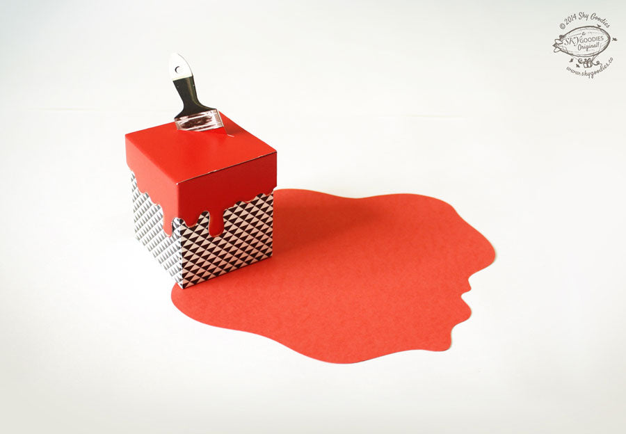 Paint Boxes: Set of 2 - DIY Paper Craft Kit