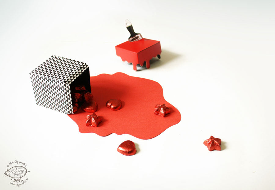 Paint Boxes: Set of 2 - DIY Paper Craft Kit