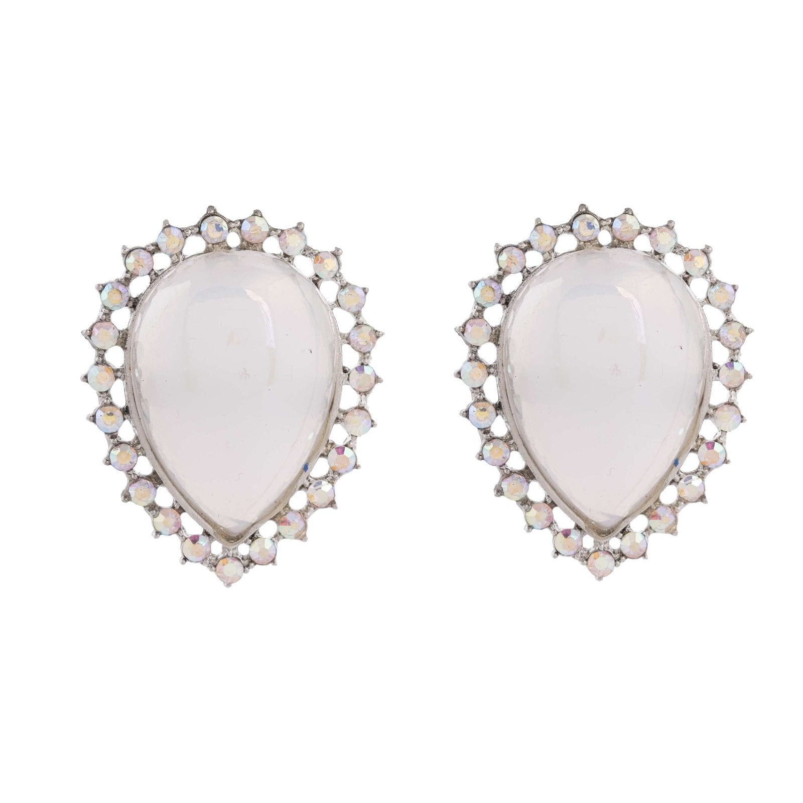Women’s Indo Western Teardrop Shaped Party Wear Ethnic Stud Earrings for Women -AZ838-OX-ER15