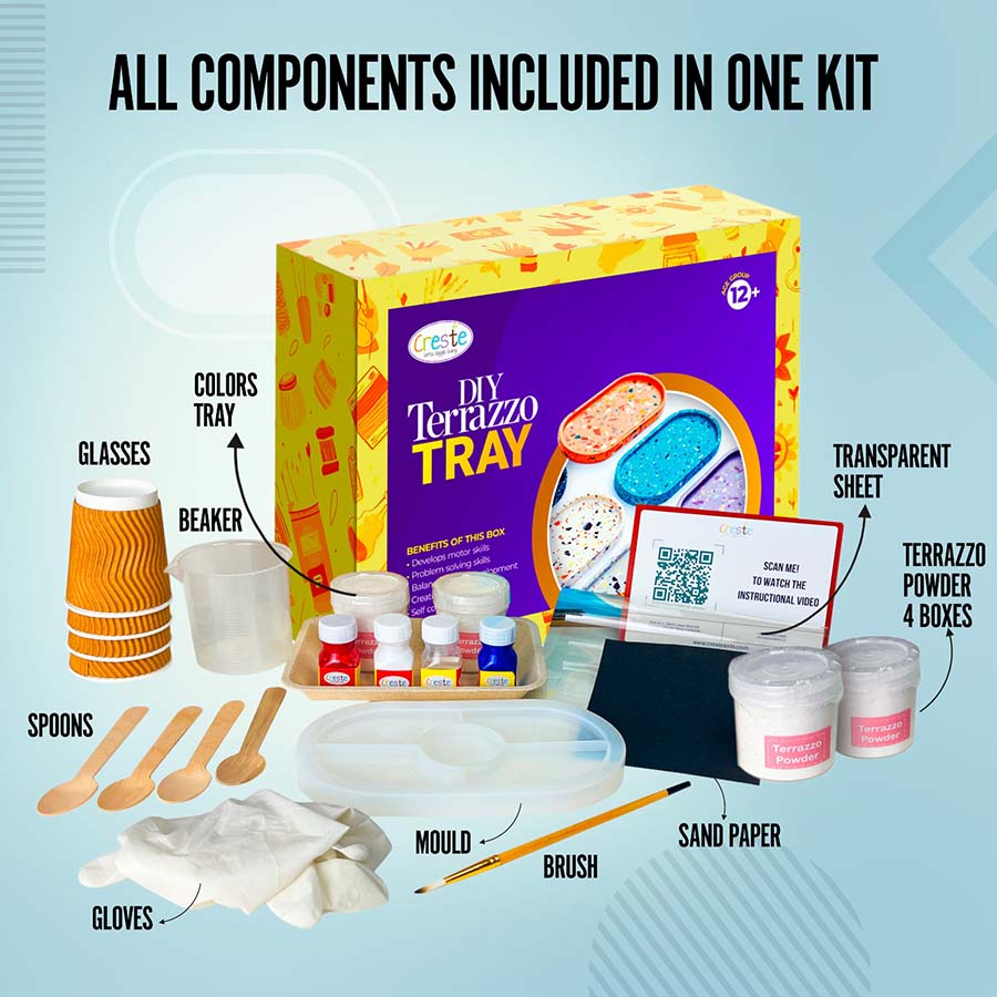 DIY Terrazzo Tray Making Kit | 12years+