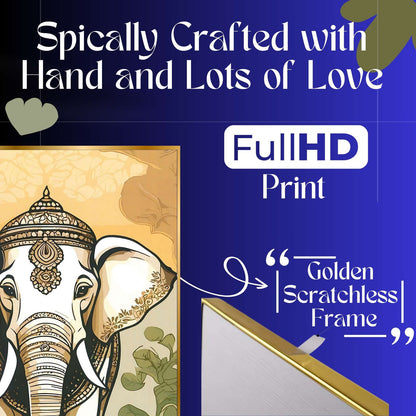 Set of Six Wall Paintings for Wall Dacoration Golden Framed Wall Paintings for Living Room & Bedroom Wall Art for Home Decoration & Office Wall Décor (17×13 inch CH-GD6-8)