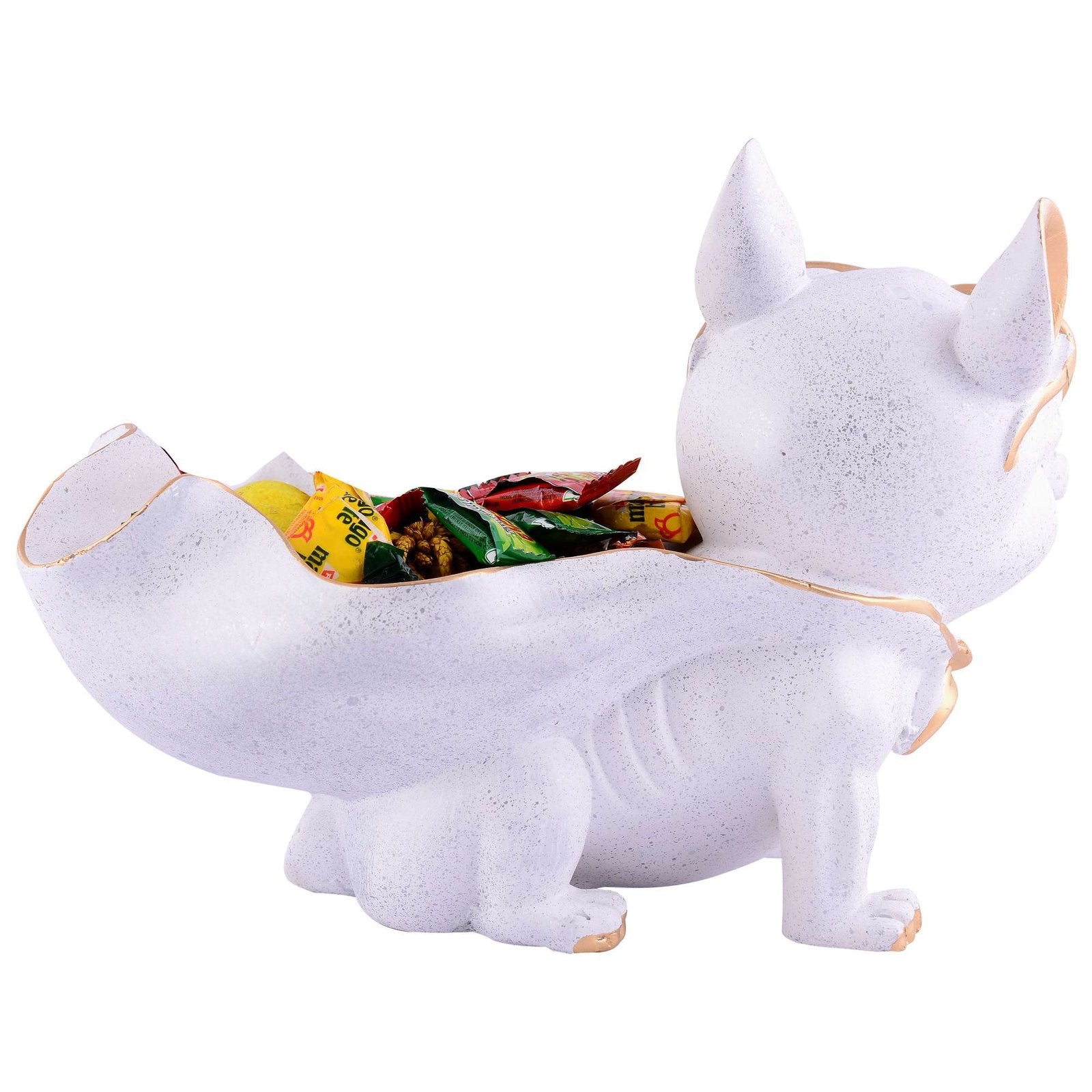 Cool Dog Showpiece with Plate for Home Dcor Item | Kitchen,Bedroom,Office,Dinning Table Decorative Item