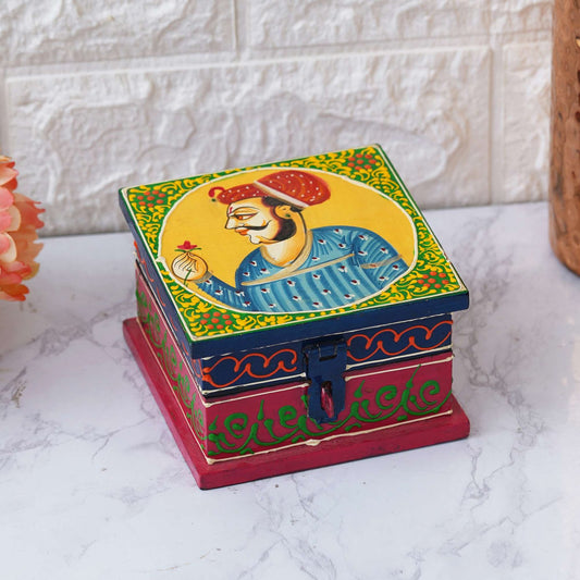 Handcrafted Wooden Jewellery Box: Elegant Storage for Your Treasures
