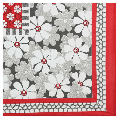 100% Pure Cotton Traditional Printed Bedsheet for Double Bed King Size Bedsheet with 2 Pillow Covers
