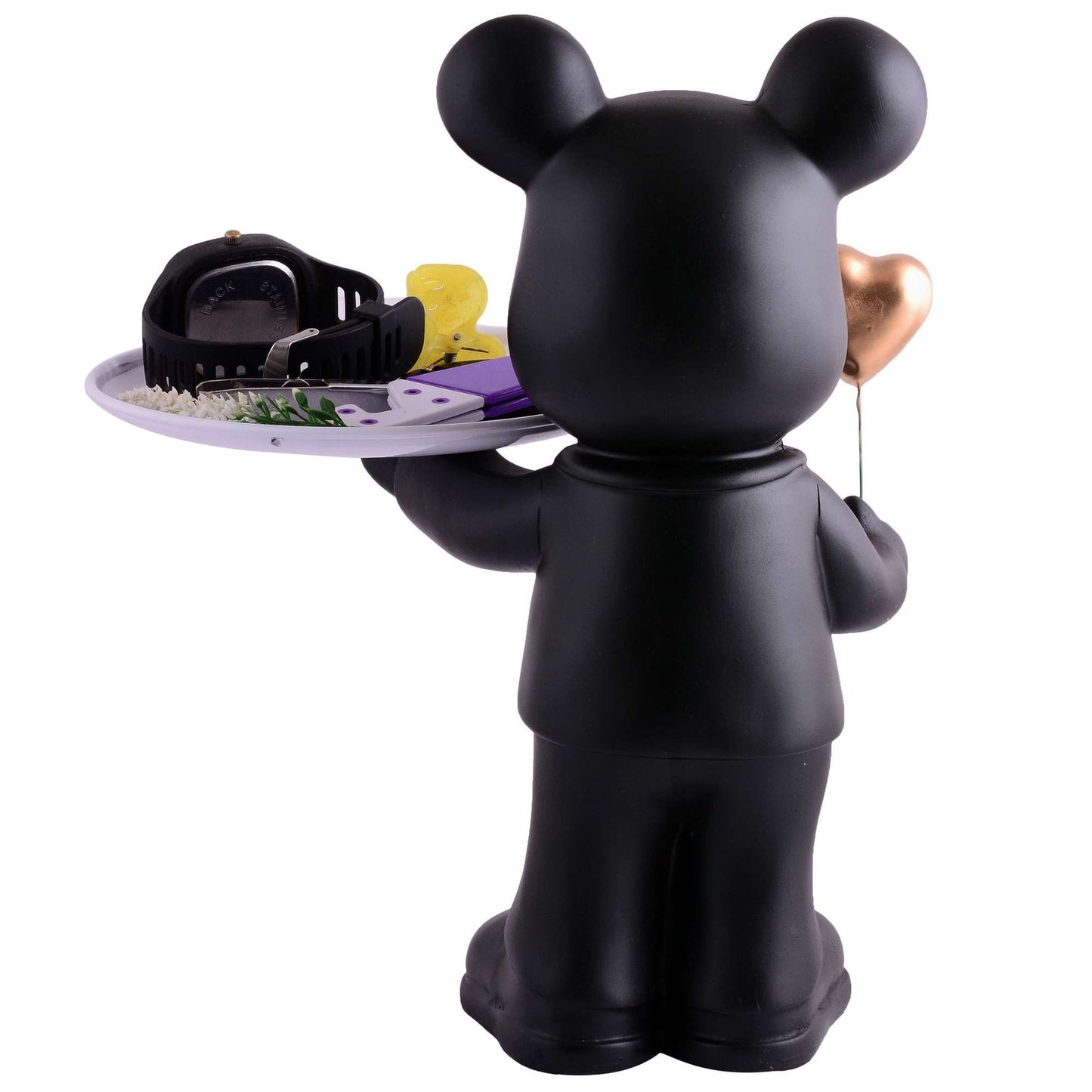 Cool Taddy Bear Showpiece for Home Decorative Showpiece | Taddy Bear with Paltter Statue for Home Decor Showpiece | Home Kitchen Decor | Office Decorative Item -4