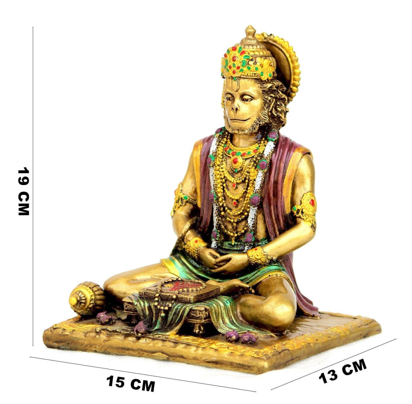 Handcrafted Resin Hanuman Showpeice