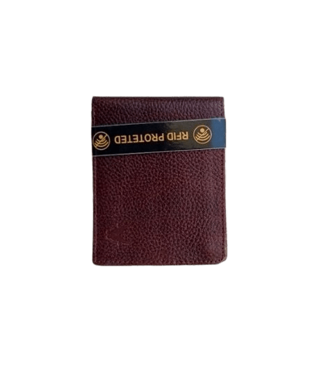 CraftShades RFID Protected Genuine High Quality Leather Wallet for Men (Brown)