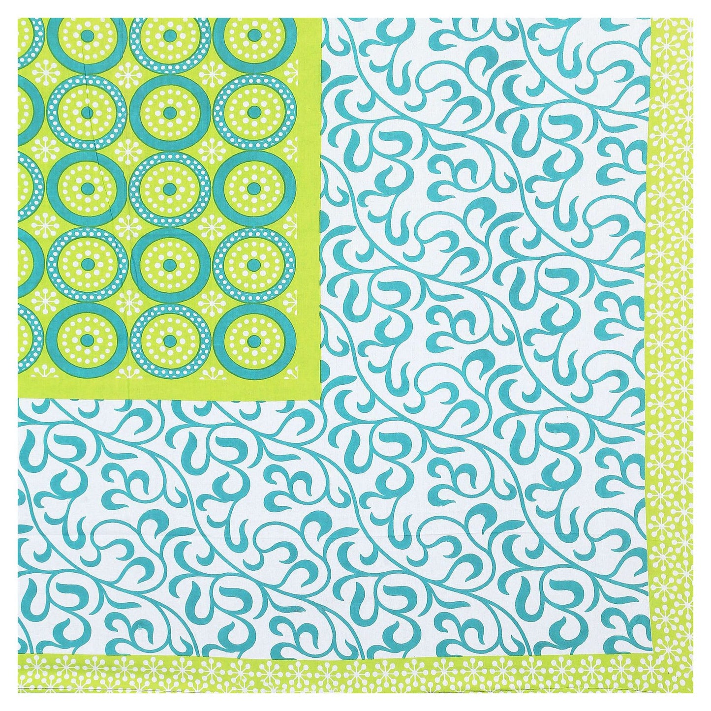 100% Pure Cotton Traditional Printed Bedsheet for Double Bed King Size Bedsheet with 2 Pillow Covers