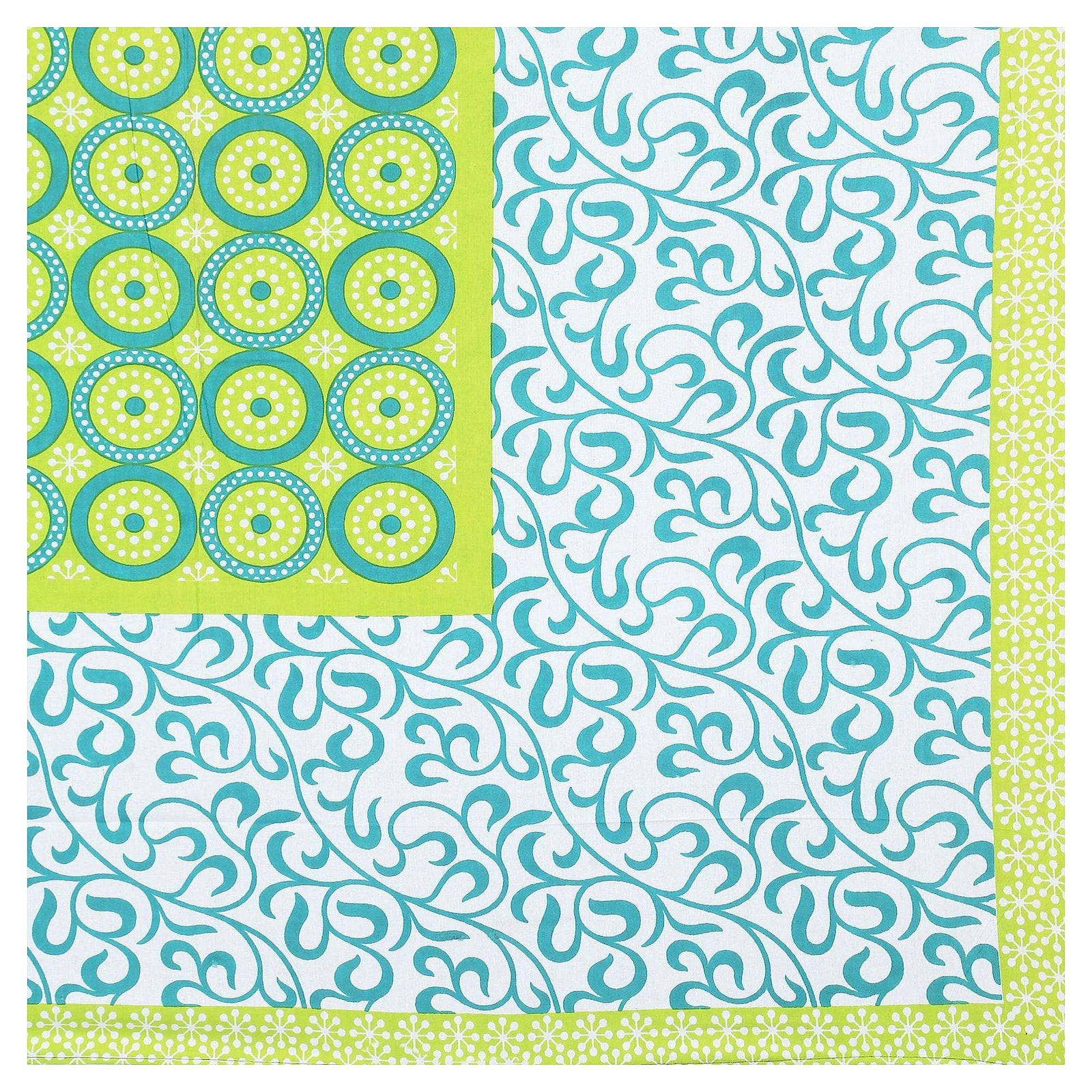 100% Pure Cotton Traditional Printed Bedsheet for Double Bed King Size Bedsheet with 2 Pillow Covers