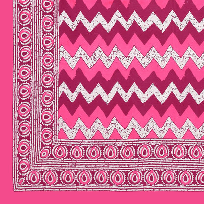 100% Pure Cotton Traditional Printed Bedsheet for Double Bed King Size Bedsheet with 2 Pillow Covers