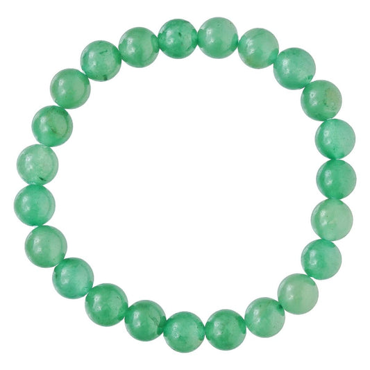 Jade Dark Green Bracelet for Women Men’s Gifts – Protection Healing Crystal Bracelet – 8mm Gemstone Beaded Adjustable