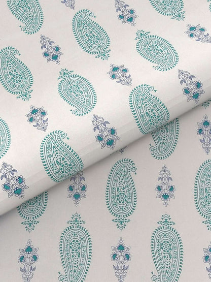 100% Pure Cotton Traditional Printed Bedsheet for Double Bed King Size Bedsheet with 2 Pillow Covers
